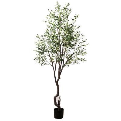 China Colors: Wholesale Green Artificial Trees For Indoor Decoration 240cm Artificial Olives For Home Office Mall Decoration Trees for sale