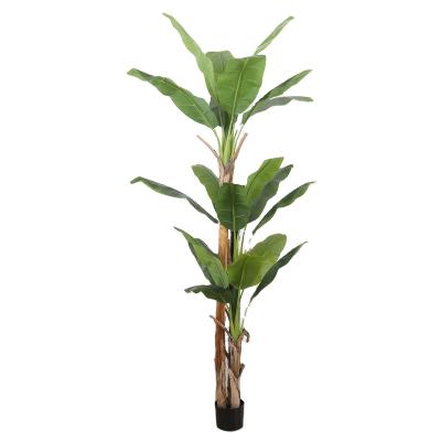 China Type: Decorative Plant Home 240cm Potted Banana Tree Plants Indoor Green Plants Nearly Natural Artificial Potted Leaf Plants Artificial Banana Tree for sale