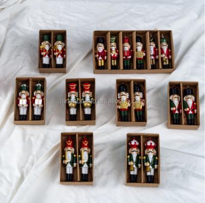 China Resin Christmas Polyresin Nutcracker Christmas Tree Decoration Ornament Gifts Hanging Crafts for sale