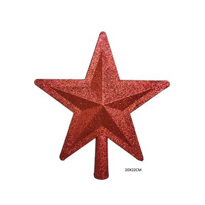 China Plastic Christmas Tree Star Spangler Decoration for Tree Ornament Gifts Senior Crafts for sale