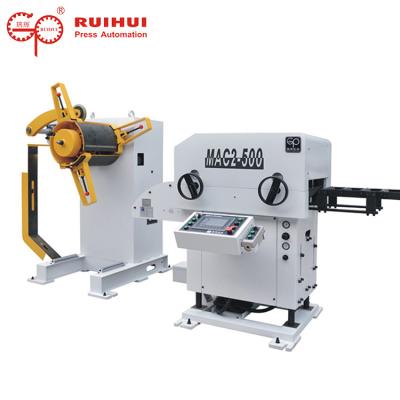 China Cutting Metal Metal Straightener Equipment / Bar Decoiling And Straightening Machine for sale