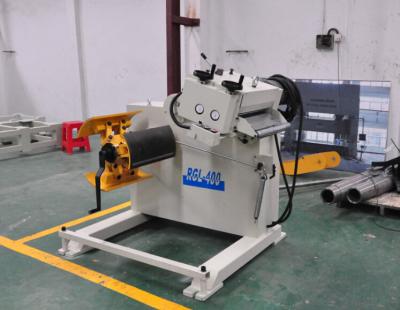 China Automatic Steel Coil Sheet Straightening Machine Power Press Metal Straightener for sale