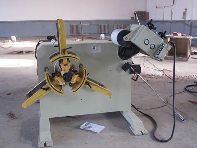 China Thick Plate Straightening Machine , Decoiler Straightener Feeder Stamping Automation for sale