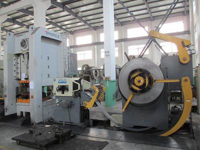 China Flat Electronic Steel Coil Uncoiler Metal Stamping Parts Automatic Feeding for sale