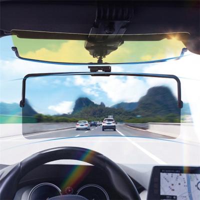 China Professional Custom Universal Car Auto Portable ABS PC Windshield Stickers Polarizing Anti-Glare Mirror for sale