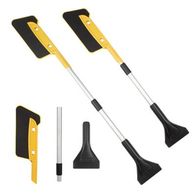 China Auto Universal Car Snow De-icing Portable Retractable Retractable Cleaning Shovel for sale