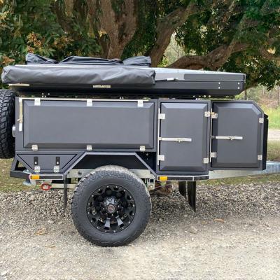 China Axle Trailer Small Camper Trailer Offroad Trading Trailer Tandem Trailer For Sale for sale