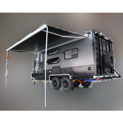 China Travel Trailer Camper Caravan Camping Trailer Caravan Off Road Caravan Toy Hybrid Transporter for sale