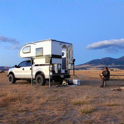 China Expandable Offroad Soft Noise Pickup Bickyle Truck Travel Top Camper Trailer for sale