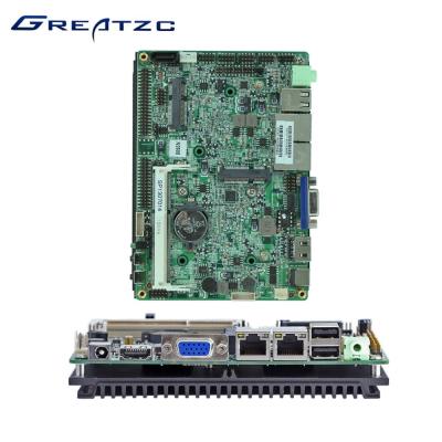 China Dual Core CPU 3.5 Inch Motherboard 2 LAN Ports , Atom Processor Motherboard  for sale