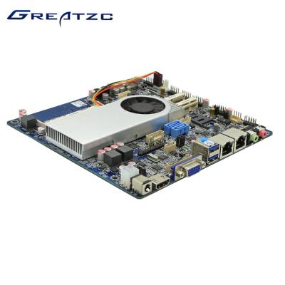 China I5 Dual LAN Motherboard Mini ITX DC Power I5 5200U CPU For 4K for sale