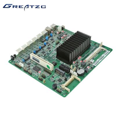 China Stable Intel Atom D2550 Firewall 6 LAN Fanless PC Motherboard Dual Core for sale