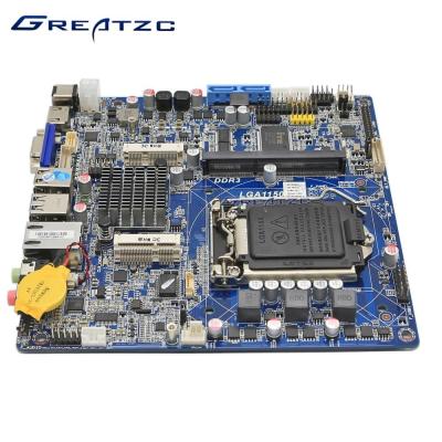 China Mini placa madre de alta velocidad del ITX LGA1150, placa madre DC19V del chipset de Intel H81 en venta