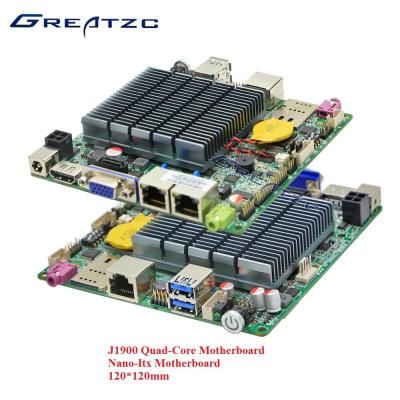 China J1900 Dubbele/Enige Lan Nano ITX Motherboard Ventilator/fanless SATA Mini pci-e MINIsata Te koop