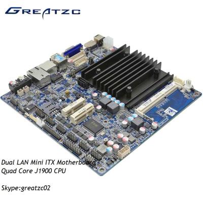 China Lage Motherboard van PC van Machtsfanless Miniitx Industriële Vierlingkern J1900 Te koop