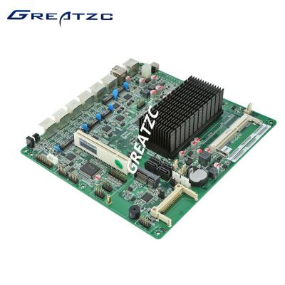 China Intel Chipset Firewall Motherboard Onboard CPU With Fan , Industrial atom processor motherboard for sale