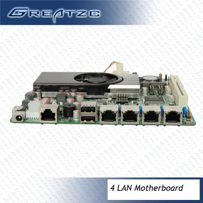 China Bord-Fanless Motherboard-Doppelkern CPU, Intel Mini-ITX-Atom-Motherboard zu verkaufen