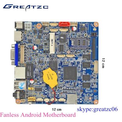 China Nano Androïde cpu Motherboard Aan boord van ITX Fanless met WIFI/Bluetooth Te koop