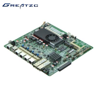 China PCI-E 8X CF Firewall Intel Ivy Bridge Motherboard Quad LAN Onboard CPU 1037U for sale