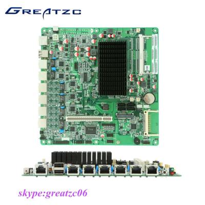 China Intel Atom D2550 1.86ghz Firewall Motherboard With BYPASS Embedded 4 SATA for sale