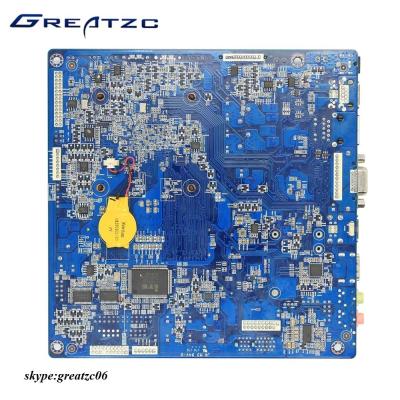 China Intel Quad Core J1900 Fanless Motherboard , Dual LAN Mainboard With DC Power for sale