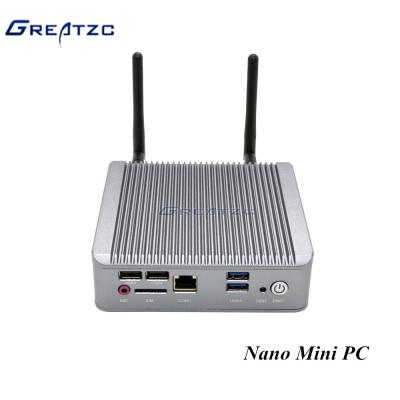 Cina 2 RJ45 PC industriale Fanless di COM USB3.0 di lan HDMI VGA mini per la macchina di posizione in vendita