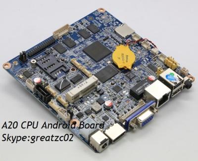 China Aan boord van Androïde Motherboard van WIFI, Industriële cpu-Motherboard Aan boord Fanless Te koop