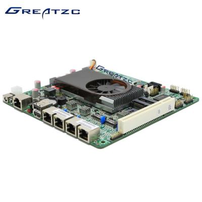 China Mini ITX Firewall Quad LAN Motherboard For 4 LAN DC12V Four Network Card Boards for sale