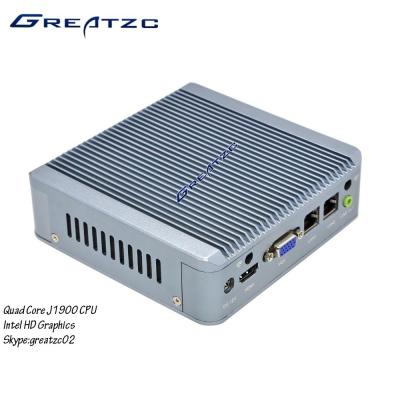 China Integrated J1900 CPU Nano Industrial PC Fanless With SIM Card Slot 3G / 4G / WIFI for sale