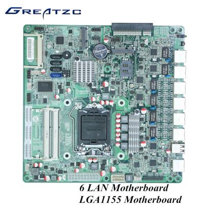 China 2 COm 2 DDR3L Wifi 3G LGA 1155 Socket Motherboard For Industrial Computer for sale