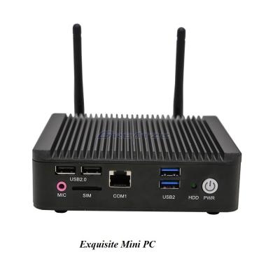 China Pequeña PC industrial dual del Lan con la ayuda 3G/4G/WIFI del SSD de VGA HDMI en venta