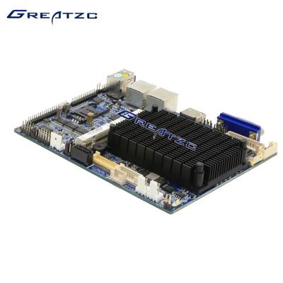 China 3.5 inch Motherboard Fanless , 2 Ethernet Ports Motherboard With VGA HDMI LVDS for sale