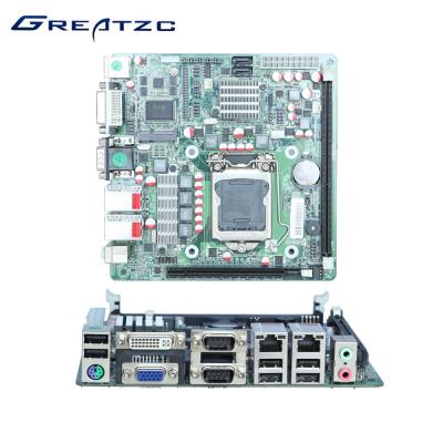 Chine Carte mère industrielle de catégorie de mini d'ITX LGA1155 jeu de puces de la carte mère H61 à vendre