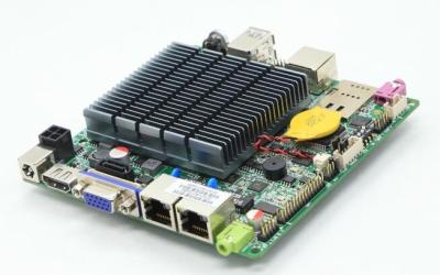 China Intel CPU J1900 Quad Core Fanless Dual LAN Motherboard For Digital signage for sale