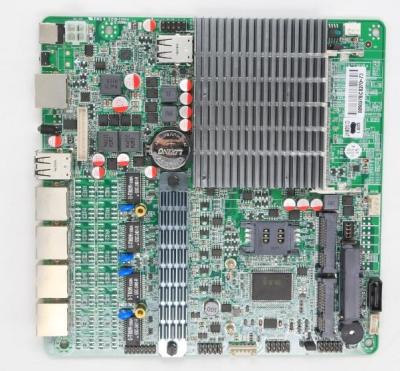 Chine Carte mère Fanless de LAN de quadruple de Dual Core avec la carte réseau de gigabit de 4 Intel à vendre