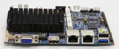 China Industry 3.5 Inch Motherboard Fanless Pocessor Celeron N2807 With 6 COM LVDS for sale