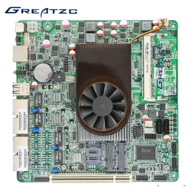 China Mini-ITX-Viererkabel LAN-Motherboard-Brandmauer-Geräteviererkabel LAN mit ATOM Prozessor zu verkaufen