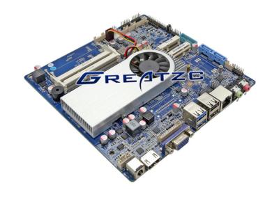 China HDMI 4 K Mini-ITX-Motherboard mit Prozessor I3 6100U, industrielles Brett COM 2 mit LVDS zu verkaufen