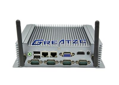 China i5-3337U Fanless Industrial Pc With 6 COM Ports , 2* Gigabit Network Card for sale