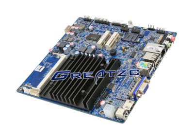 China Dual Core CPU J1800 Fanless Motherboard / POS Motherboard With VGA HDMI LVDS for sale