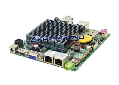 中国 ナノITX 1080p HDMI LVDS FanlessマザーボードCPU J1900のクォードの中心 販売のため