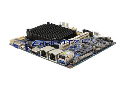 China N2807 CPU Mini Pc Motherboard , Low TDP 4.3W Fanless Motherboard for sale