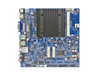 China Industrial Grade Fanless intel bay trail motherboard J1900 Processor  6 COM VGA HDMI LVDS Display for sale