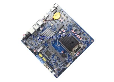 China Computer Industrial PC Motherboard , LGA1151 Mini ITX Mainboard With 4 COM , 7th Generation CPU for sale