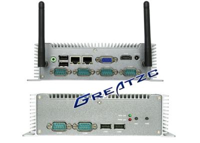 China I5 3337u CPU Mini PC Computer , 6 COM RS232 RS485 RS422 Small Industrial PC for sale