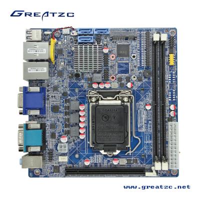 China 6 placa madre del chipset de COM LGA1151 Intel H81, 6ta base i7 i5 i3 de la CPU de la generación en venta