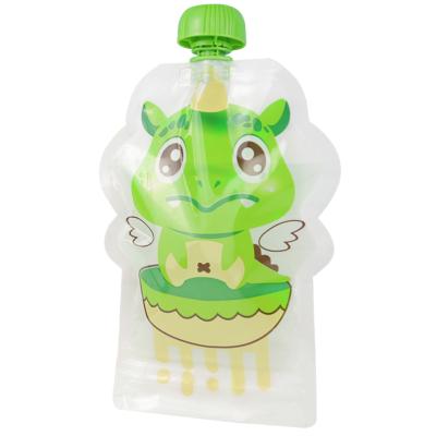 China Portable China Baby Food Storage Container Aseptic Reusable Pouch On Sale for sale