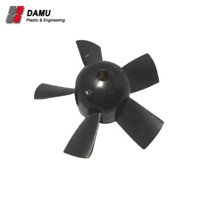 China Factory price injection molding plastic part for water pump blade, plastic fan blade. DM-20180815-0050 for sale