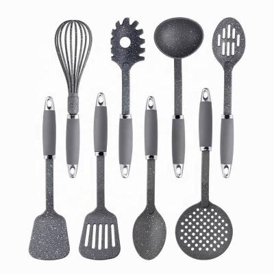 China Viable Hot Selling Kitchen Durable Nylon Cookware Set Premium Nonstick Nylon Kitchenware Set for sale