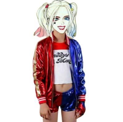 China Harley Quinn Cosplay Costume Set Cosplay Comic Book Costume Ghertner Superhero Girls Clothing Set For Halloween Cosplay Costume for sale